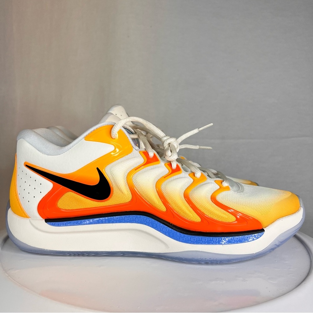Nike Kevin Durant KD 17 Sunrise University Gold White Shoes FJ9487-700 Men’s 12